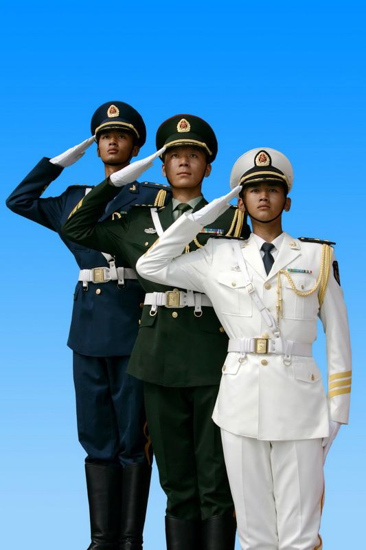 三軍儀仗隊圖片豎版，榮耀的象征與國家的驕傲，三軍儀仗隊榮耀象征與國家驕傲的圖片展示